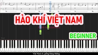 Hào Khí Việt Nam - Phan Đinh Tùng | PIANO For BEGINNERS