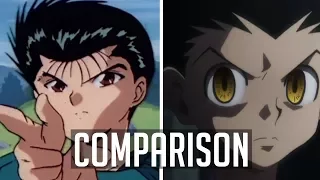 Hunter X Hunter and Yu Yu Hakusho Comparison Part 1: The Main Cast [60FPS]