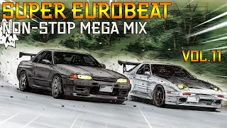 SUPER EUROBEAT | For Challenging GTR On Touge | NON-STOP MEGA MIX