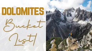Dolomites Bucket List! Best things to do in the Dolomites, Northern Italy🇮🇹 #shorts