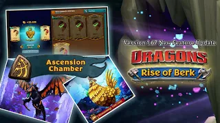 Ascension Chamber — New Feature Review | Dragons: Rise of Berk - Update Version 1.67