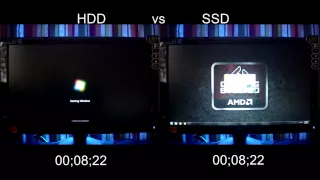 (SSD vs HDD) Win 7 Bootup + Opening 25 apps simultaneously (HD) - JervinChristian