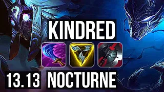 KINDRED vs NOCTURNE (JNG) | 70% winrate, 8/2/11 | EUW Master | 13.13