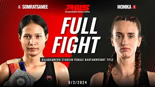 Full Fight l Somratsamee vs. Monika Chochlikova l โสมรัศมี vs. โมนิก้า โชชิลโคว่า l RWS