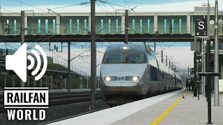 Automatic train announcements SNCF | LGV Est, France