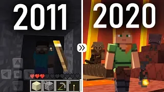 MCPE: Evolution of Updates 2011 to 2020 (Nether)