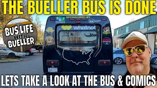 IT'S FINISHED!!! The Bueller Bus Tour & New Comic Book Haul - Coffee & Comics on a Bus Episode 0