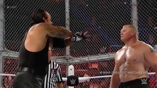 Brock Kesnar VS UnderTaker Hell In A Cell 2015