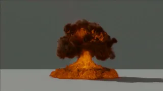 Nuclear explosion in blender V3