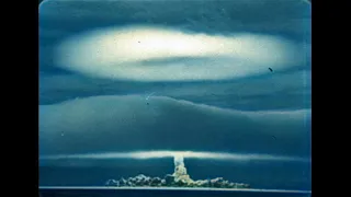 AI Colorized | RDS-3 atomic bomb test - DeOldify