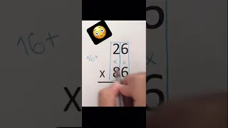 Math tricks| multiplication hack #math #mathhack #shorts #viral #education