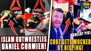 Islam Makhachev RELEASES FOOTAGE of him outwrestling DC! Bisping MOCKS Cruz! Cody GOES OFF on TJ