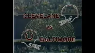 1980-11-09 Cleveland Browns vs Baltimore Colts