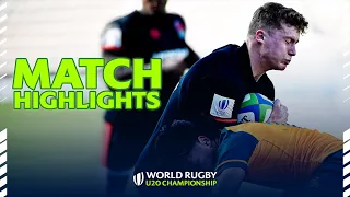 Late DRAMA! | England v Australia Highlights | World Rugby U20 Championship