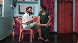 Massage Prank On Wife! #funny #comedyprank #comedyvideo #jailer #jawan #coupleprank