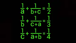 Math Olympiad | A Nice Algebra Problem | How to solve for "a" , "b" and "c" in this Problem ?