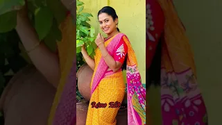 #madhumitha 💞Saree look Photos #Ethirneechal Serial 💖Heroine