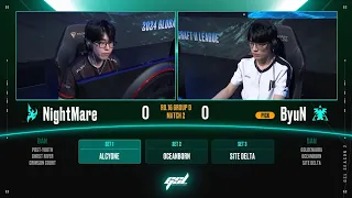 [2024 GSL S2] Ro.16 Group D Match2 NightMare vs Byun