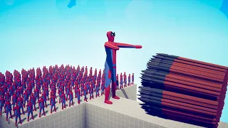 100x SPIDER-MAN + GIANT vs EVERY GOD - TABS | Totally Accurate Battle Simulator 2022