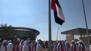 UAE Flag Raising Celebration at Zayed University - Abu Dhabi Campus