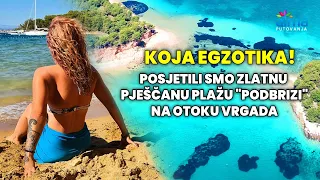 ZLATNA PLAŽA - PJEŠČANA EGZOTIKA "PODBRIZI" NA VRGADI, OTOKU BEZ AUTOMOBILA! / ATMA PUTOVANJA