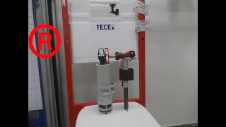 Инсталляция ТЕСЕ профилактика от протечек брызг. TECE installation prevention of leaks and splashes