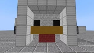 Minecraft Invention - 4x4 Chicken Face Door [+ Tutorial]