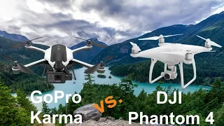 GoPro Karma vs DJI Phantom 4 REVIEW