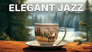 Elegant Jazz ☕ Winter Coffee Instrumental Jazz Music & January Bossa Nova to Work, Study and Relax