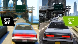 GTA 4 2008 vs 2021 - RTX OFF vs ON Comparison Maxed-Out Graphics [XBOX 360 vs Gaming PC]