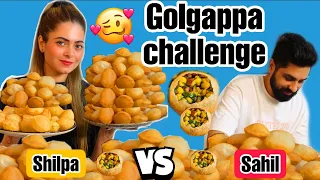 GOLGAPPA EATING COMPETITION || PANI PURI CHALLENGE || 365Days365Vlogs challenge || Shilpa Chaudhary