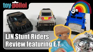 Vintage LJN Stunt Riders review featuring E.T. - Toy Polloi