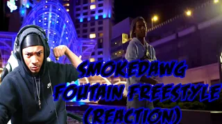 First Reaction to Toronto rapper Smoke Dawg - Fountain Freestyle | American Reaction