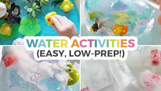 5 LOW-PREP Activities for Kids Using Water