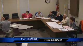 Planning Board Meeting May 10, 2018