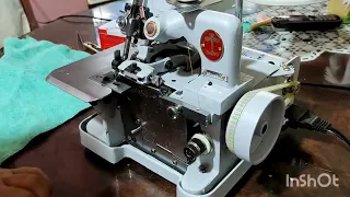 maquina de coser overlock china Dragonfly 3 hilos. buena y barata, la mejor en remate