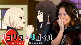 CHISATO AND TAKINA ARE TOO CUTE | Lycoris Recoil Episode 1 Reaction!