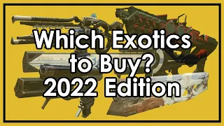 Destiny 2: What Exotics to Buy at the Monument to Lost Light - 2022 Edition