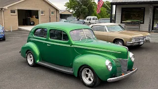 Test Drive 1940 Ford Sedan SOLD $24,900 Maple Motors #1104