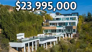 Touring a $23,995,000 Hillside Mansion with Views of Los Angeles