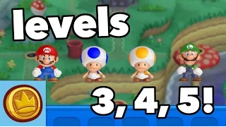 Let's Play Super Mario Wii U -  Level 3, 4 & 5