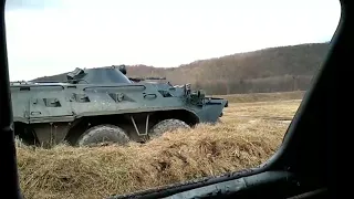 Стрельба с БТР-80