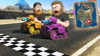 RC Tank Race Across The Map! | GTA5