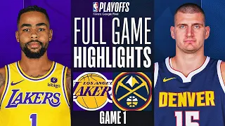 LAKERS vs NUGGETS FULL GAME 1 HIGHLIGHTS | April 21, 2024 | 2024 NBA Playoffs Highlights Today 2K
