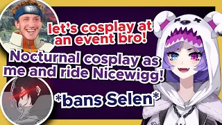 Nocturnal roasts Selen and bans her | feat. NiceWigg & rpr (in chat)