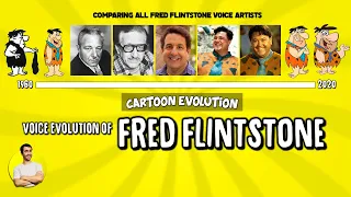 Voice Evolution of FRED FLINTSTONE Compared & Explained - 60 Years | CARTOON EVOLUTION