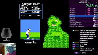 NES Golf Complete Hole 18 Speedrun (11:10:93 RTA)