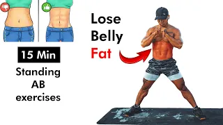 How to get rid of excess fat and regain 6-pack abs | Standing abdominal exercises