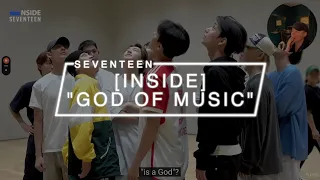 DANCE CHOREOGRAPHER REACTS - [INSIDE SEVENTEEN] ‘음악의 신’ 안무 연습 비하인드 ("God of Music" Practice Sketch)