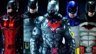 Batman: Arkham Knight - ALL BAT SUITS + DLC UNLOCKED + Batman Beyond!! [FULL]